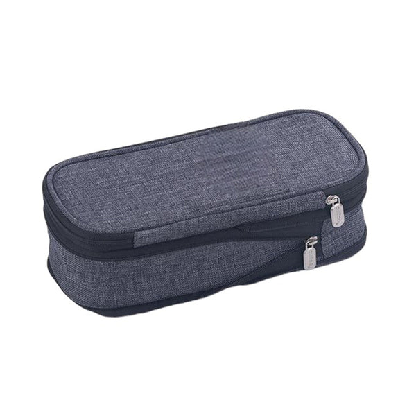 Etui - Grijs - Veel Opbergruimte - Pennenzak - Etuis voor school – Pennenbak - Opbergen Schoolspullen