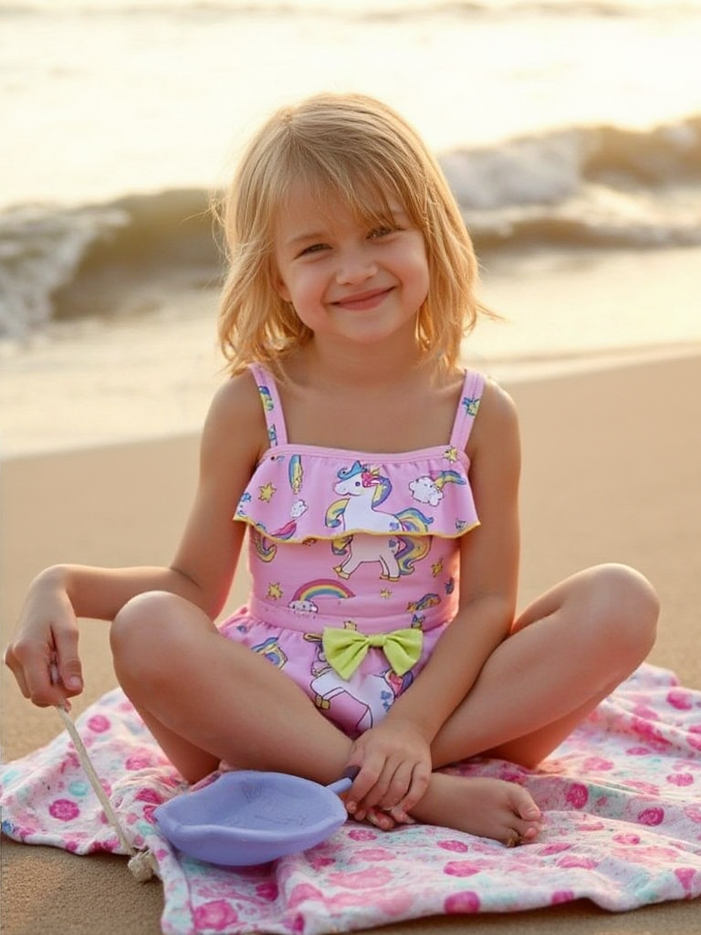 Unicorn Bikini Roze Meisjes