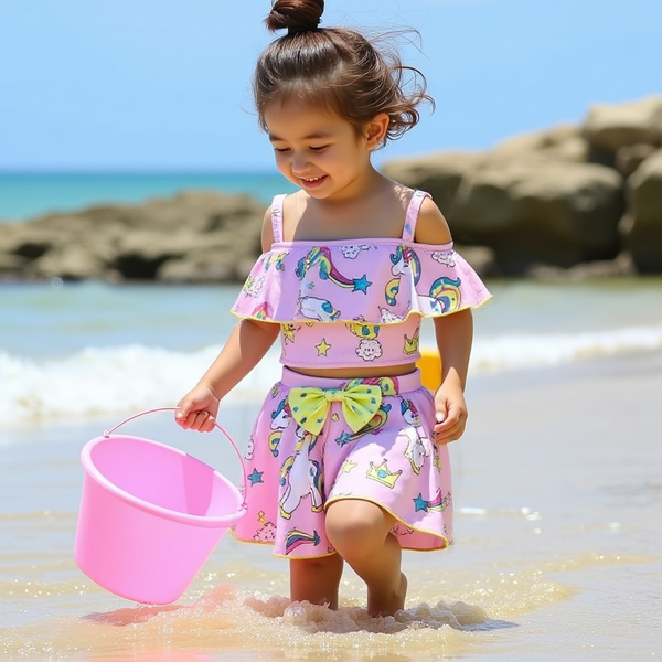 Unicorn Bikini Roze Meisjes