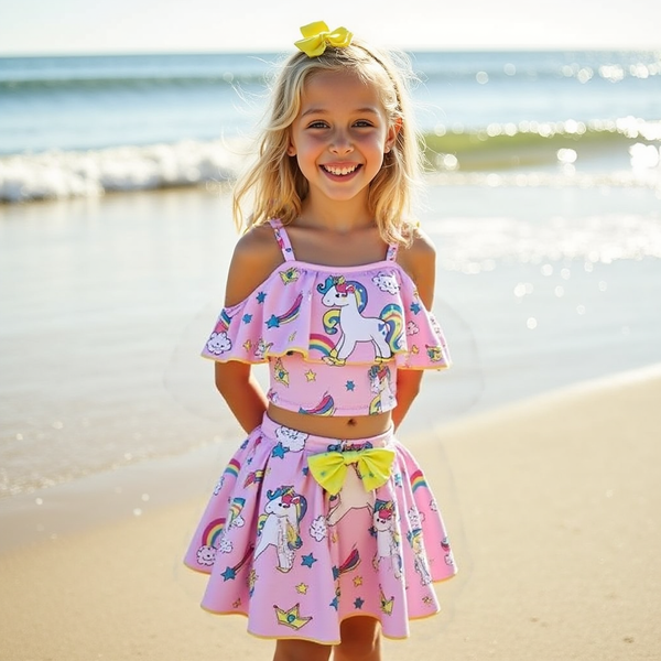 Unicorn Bikini Roze Meisjes