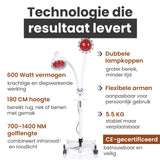 Dubbele infraroodlamp