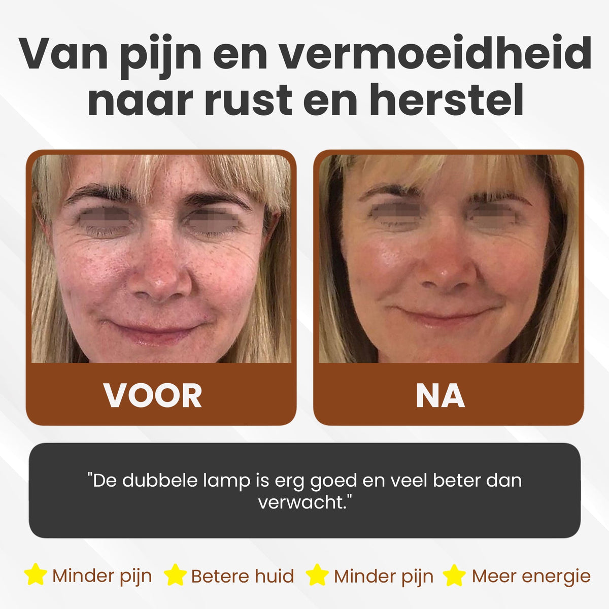 Dubbele infraroodlamp