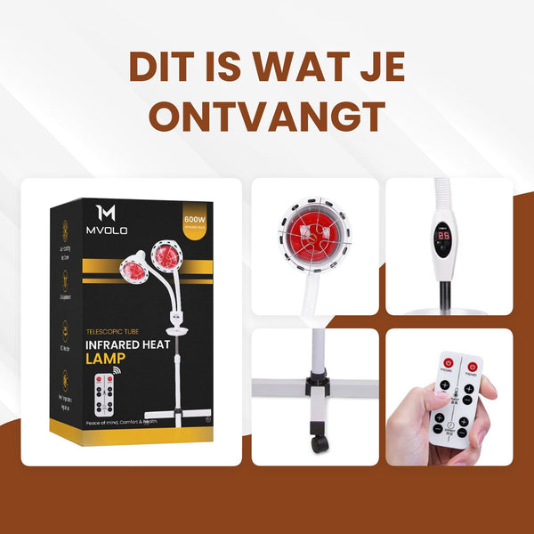 Dubbele infraroodlamp