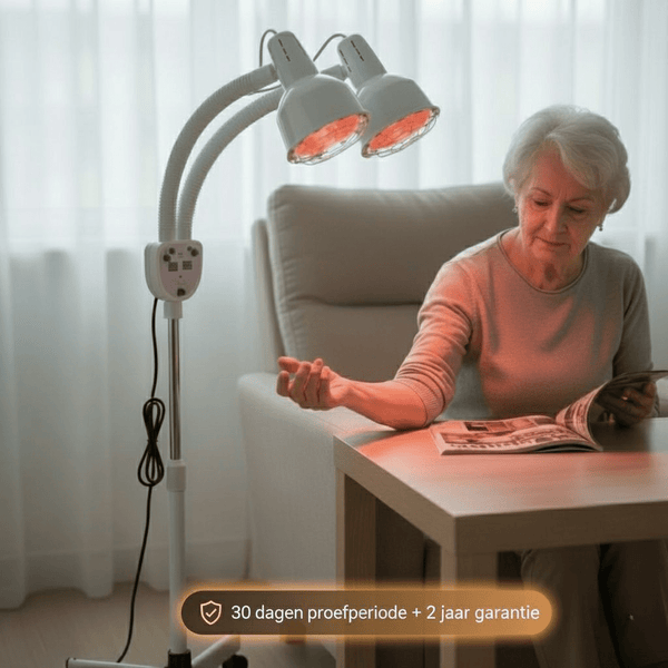 Dubbele infraroodlamp