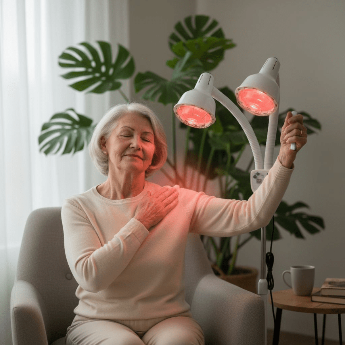 Dubbele infraroodlamp