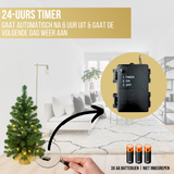 Excellent Trees® Jarbo Mini Kerstboom 75 cm met verlichting - Kunstkerstboom kant en klaar met Verlichting - Hoogwaardig PVC - 55 LED Lampjes