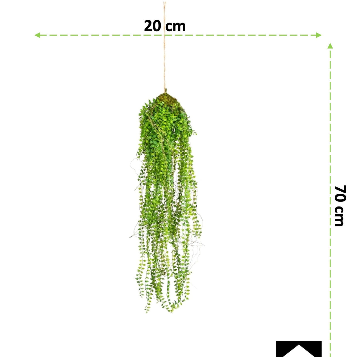 Kopu® Hangplant 70 cm - Macramé Plantenhanger met Pot