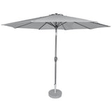 Kopu® Calma Parasolset Rond 300 cm met Voet - Lichtgrijs