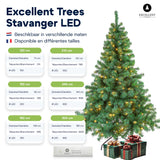 Kerstboom Excellent Trees® LED Stavanger Green 210 cm met verlichting - nu met Opbergtas t.w.v. € 27.95