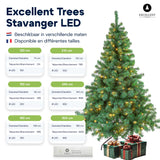 Kerstboom Excellent Trees® LED Stavanger Green 180 cm met verlichting - nu met Gratis Opbergtas t.w.v. € 27.95