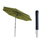 Kopu® Valencia Parasol Rond 300 cm met Beschermhoes - Olijfgroen