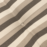 Kopu® Lines Grey - Comfortabel Tuinkussen Hoge Rug - Grijs gestreept