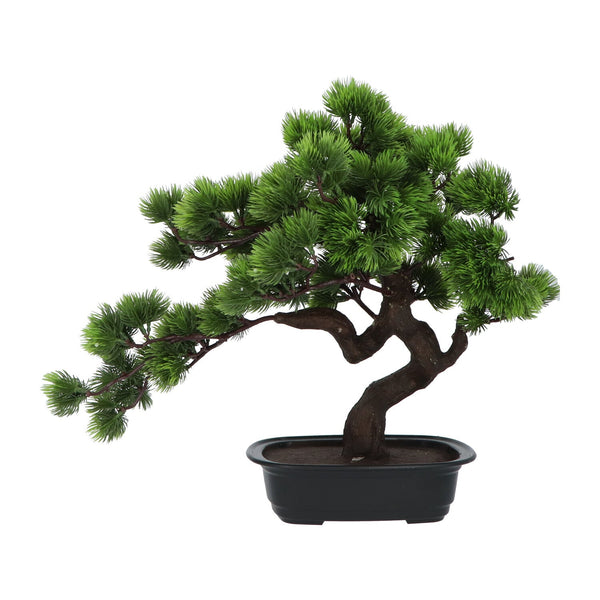 Kopu® Kunstplant Bonsai 40 cm Pijnboom met zwarte Pot - Bonsai boompje