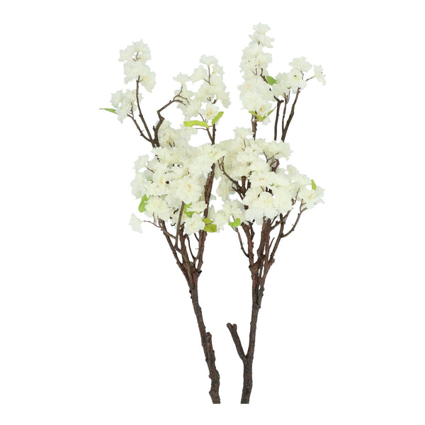 Kopu® Kunstbloem Kersenbloesem Tak 2 stuks 84 cm - Bloesem takken Wit