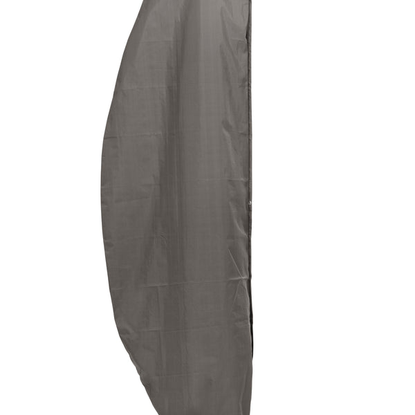 Kopu® Parasolhoes voor banana model Zweefparasol -  voor zwevende parasol van het type banana 4 meter - Grijs