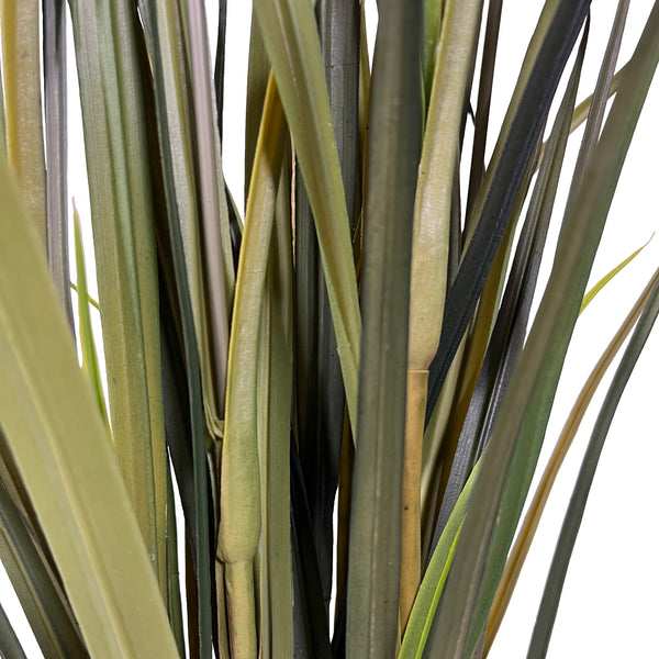 Kopu® Kunstplant Miscanthus 90 cm - 3 pluimen - in zwarte pot