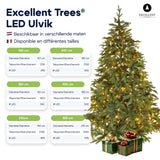 Excellent Trees® LED Ulvik 300 cm - Premium XL Kerstboom met 860 lampjes - ⌀178cm - 300cm