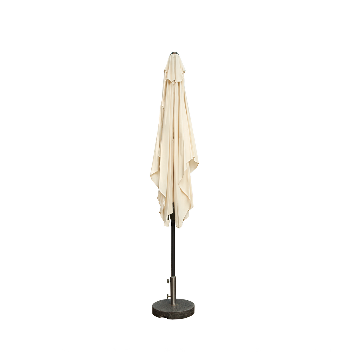 Kopu® Bilbao Rechthoekige Parasol 150x250 cm met voet - Creme