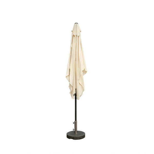 Kopu® Bilbao Rechthoekige Parasol 150x250 cm met voet - Creme