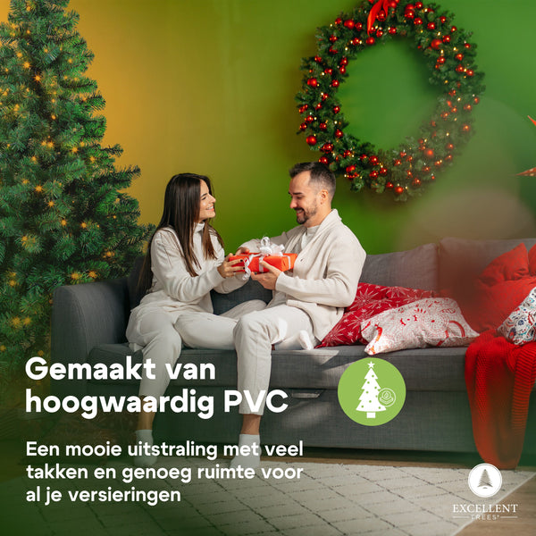 Kerstboom Excellent Trees® LED Stavanger 150 cm met verlichting  - ⌀91cm - ↕150cm