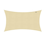 Kopu® Schaduwdoek Rechthoek 280 gram Waterdoorlatend 3x5 m - Creme
