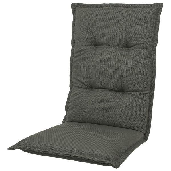 Kopu® Manchester Grey Comfortabel Tuinkussen met Hoge Rug - Grijs