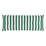 Kopu® Mila Forest Green 150 cm - Hoogwaardig Bankkussen - Gestreept