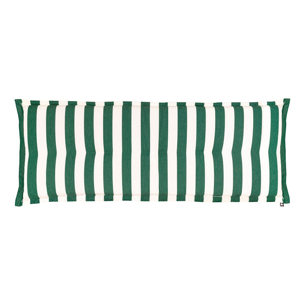 Kopu® Mila Forest Green 150 cm - Hoogwaardig Bankkussen - Gestreept