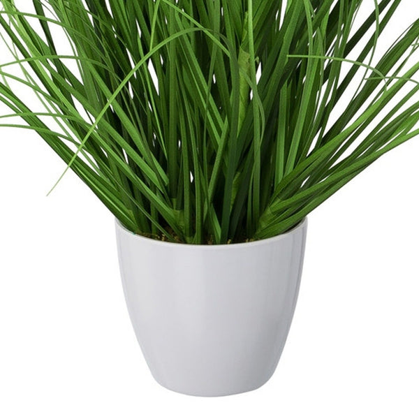 Kopu® set 3 stuks kunstplanten Grasplant 40-50-60 cm in Witte Sierpot