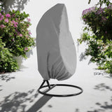 Beschermhoes Hangstoel Egg - Grijs - 190 x 115 cm - Waterproof - Universeel model - Hoes van Egg Chair - Waterdichte Beschermer voor Egg Stoel met Standaard