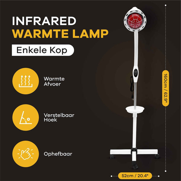 Enkele kop infraroodlamp