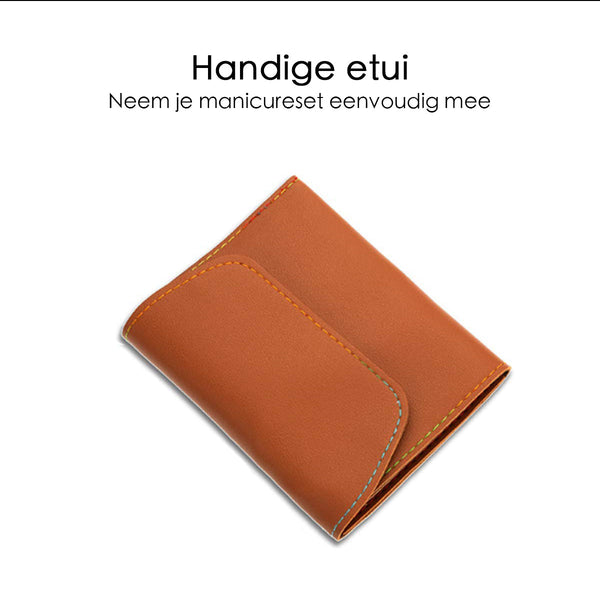 Manicure en Pedicure set - 14 Delige-set inclusief opberghoes - Nagelset met Nagelschaartje - Complete Nagel- en Voetverzorgingsset - Nagelset voor Thuisgebruik
