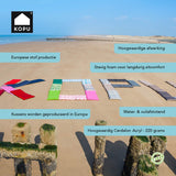 Kopu® Prisma Aquamarine - Extra Comfortabel Ligbedkussen 195x60 cm