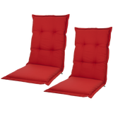 Kopu® Prisma Red Comfortabel Tuinkussen Hoge Rug - 2 stuks