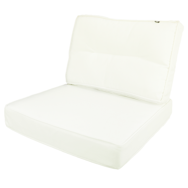Kopu® Prisma Ivory Hoogwaardige Loungekussen/set Zit en Rug 60 cm Wit