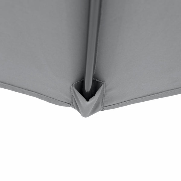 Kopu® Calma Parasolset Rond 300 cm met Voet - Lichtgrijs