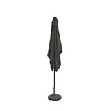 Kopu® rechthoekige parasol Bilbao 150x250 cm met voet - Antraciet