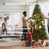 Excellent Trees® Oppdal 240 cm Slanke Kunstkerstboom - ⌀125cm - 240cm