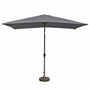Kopu® Bilbao Rechthoekige Parasol 150x250 cm met Knikarm - Grijs