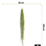 Kopu® kunstplant Tilandsia extra Lange Hangplant 140 cm - Groen