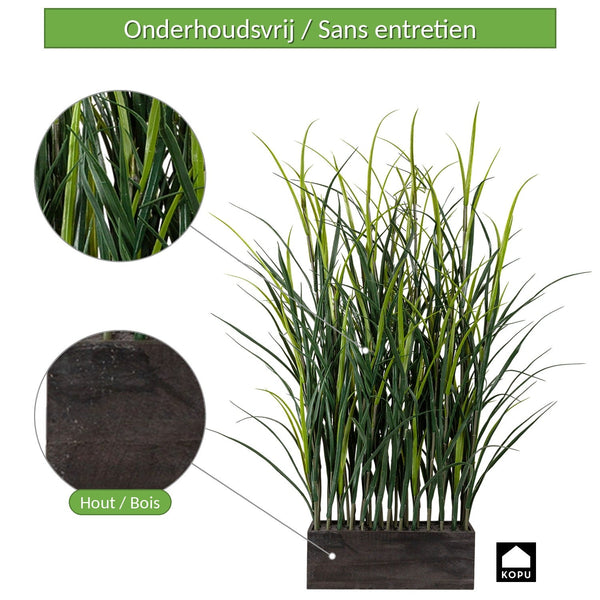 Kopu® Kunstgras Roomdivider 90 cm - Kunstgras Kamerverdeler in pot