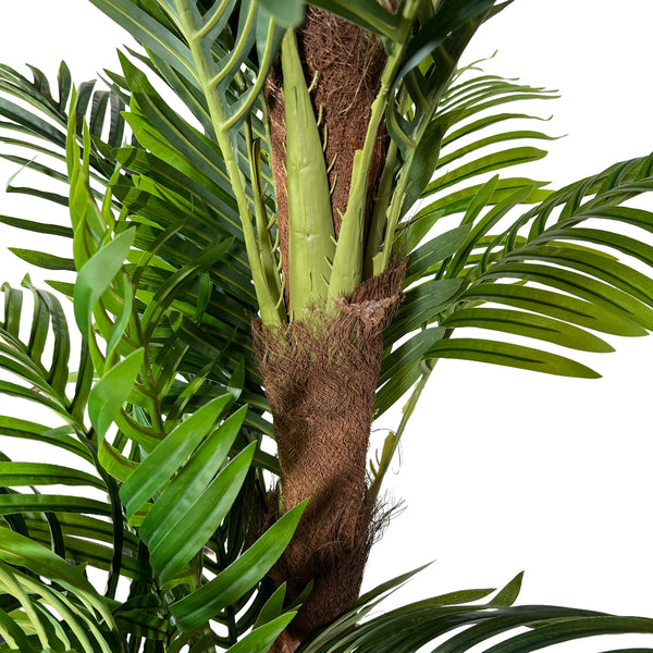 Kopu® Kunstplant Arecapalm 160 cm 3 Stammen - zwarte pot - Nepplant