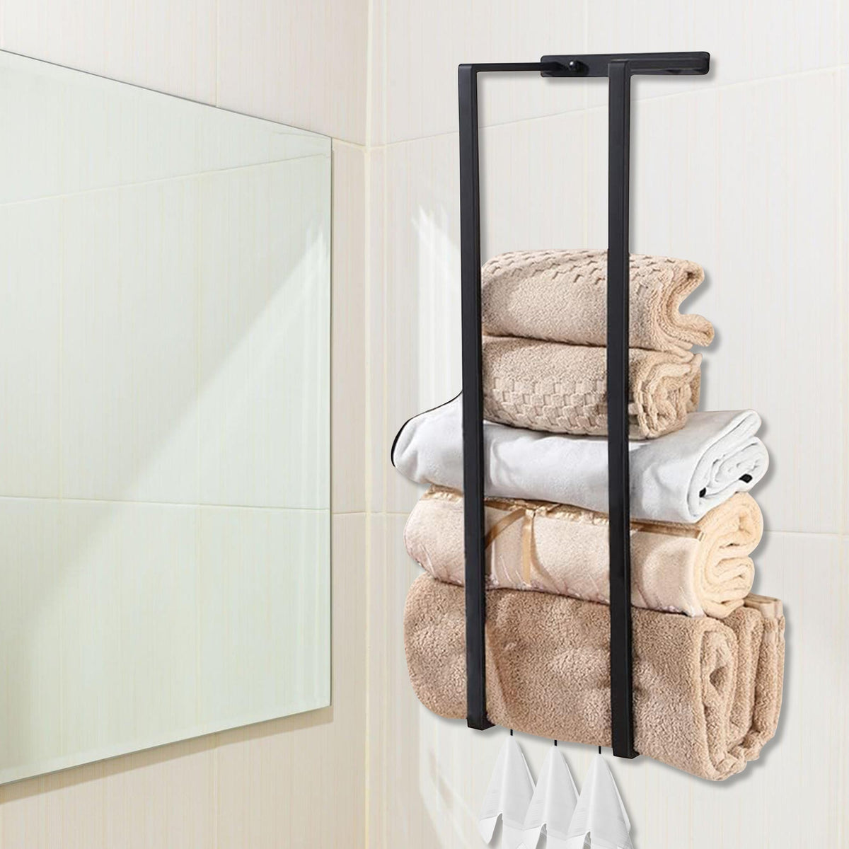 Handdoekrek Zwart