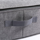 Bed Organizer met verharde bodem - 2 stuks - Ruime Opbergzakken voor Kleding en Dekbedden - Grijs - Opbergtassen voor onder je Bed