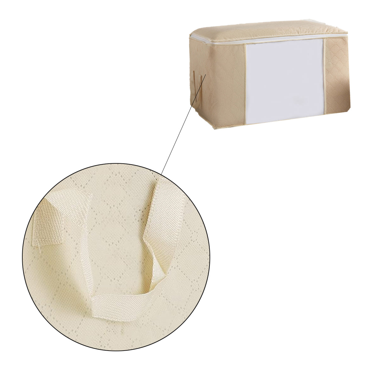 Opbergtas voor Kleding en Dekbed - Wit