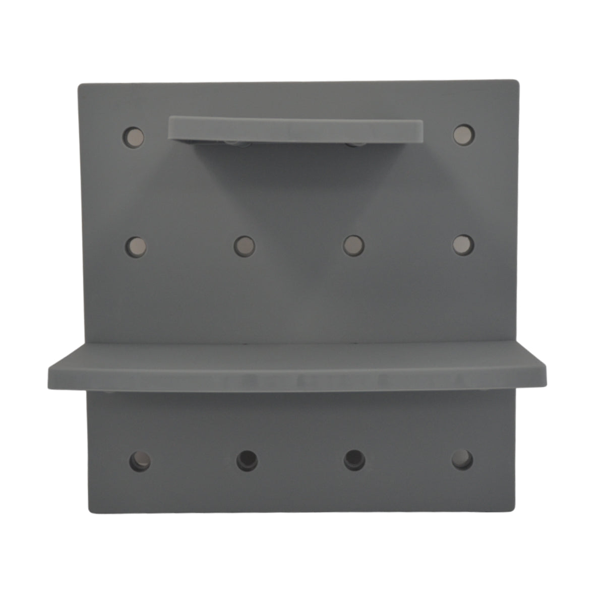 Wandplank Zelfklevend - 22 cm x 22cm - Verstelbaar - Grijs - Zelf Samen te Stellen