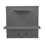 Wandplank Zelfklevend - 22 cm x 22cm - Verstelbaar - Grijs - Zelf Samen te Stellen
