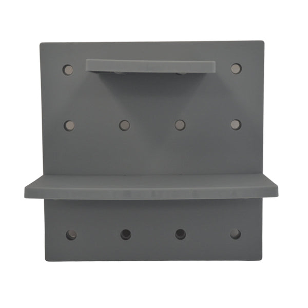 Wandplank Zelfklevend - 22 cm x 22cm - Verstelbaar - Grijs - Zelf Samen te Stellen