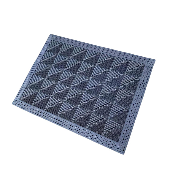 Droogloopmat voor Buiten en Binnen - 120 x 90 cm - Grijs - Op Maat te Maken - Schoonloopmat - Deurmat
