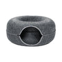 Donutmand voor Katten en Honden - Grijs - Diameter 61 cm - Kattenmand - Hondenmand